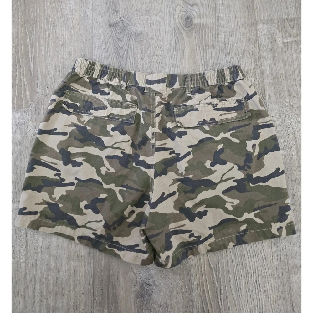 Redhead Mens Cargo Shorts Gray Camo 6 Pocket Outdoors 38